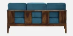 Aarohi Solid Wood 3 Seater Sofa with Wooden Armrests and Cushions - Image 8