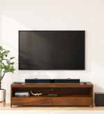 Aavya Elegant Solid Wood TV Entertainment Unit with Spacious Storage