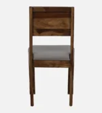 Alaric Solid Sheesham Wood 8 Seater Dining Table with Cushioned Dining Chairs in Provincial Teak Finish - Image 8