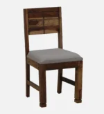 Alaric Solid Sheesham Wood 8 Seater Dining Table with Cushioned Dining Chairs in Provincial Teak Finish - Image 6