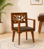 Alderwood Premium Heritage Style Solid Wood Accent Chair