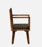 Alderwood Premium Heritage Style Solid Wood Accent Chair - Image 6