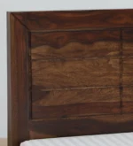 Aldric Solid Sheesham Wood Single Bed for Bedroom in Walnut Finish - Image 7