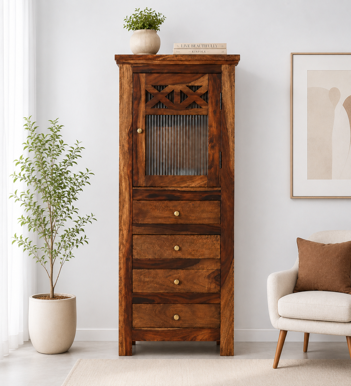 Arden-Premium-Sheesham-Wood-Multi-Purpose-Storage-Cabinet-in-Walnut-Finish-1.png Import placeholder for 5051 - Image 1