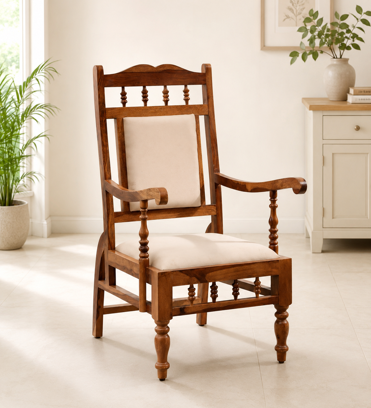 Ardenwood Heritage Crafted Solid Wood Comfort Lounge Chair (1) Ardenwood Heritage Crafted Solid Wood Comfort Lounge Chair - Image 1
