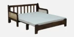 Aster Solid Wood Sofa Cum Bed with Convertible Lounger Design - Image 6