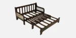 Aster Solid Wood Sofa Cum Bed with Convertible Lounger Design - Image 13