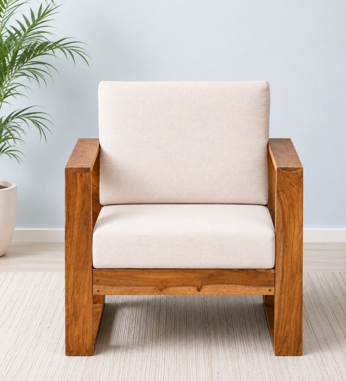 Astor-Solid-Wood-Premium-1-Seater-Sofa-with-Fabric-Upholstery-in-Walnut-Finish-1.png Import placeholder for 3943 - Image 1