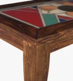 Aurelia Solid Sheesham Wood Luxury Wooden Coffee Table in Natural Wood Finish - Image 10