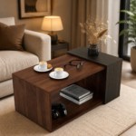 Avelora Solid Sheesham Wood Elegant Coffee Table for Modern Living Room