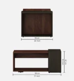 Avelora Solid Sheesham Wood Elegant Coffee Table for Modern Living Room - Image 3