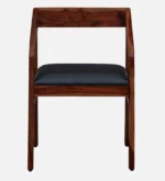 Avelora Solid Sheesham Wood Premium Chair with Elegant Upholstered Seat - Image 6