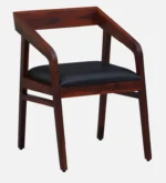 Avelora Solid Sheesham Wood Premium Chair with Elegant Upholstered Seat - Image 5