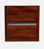 Averon Solid Sheesham Wood Single Bed with Headboard in Natural Teak Finish - Image 9