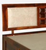 Avira Solid Sheesham Wood Elegant Bedroom Storage Bed with Timeless Design - Image 8