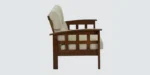 Avira Solid Wood 3 Seater Sofa with Soft Cushioned Seat and Backrest - Image 5