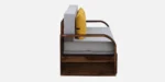 Avira Solid Wood Sofa Cum Bed with Soft Cushioned Seating and Backrest - Image 9