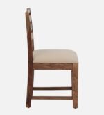 Avon Solid Sheesham Wood 8 Seater Dining Table Set with Ergonomic Backrest Chairs in Honey Oak Finish - Image 6