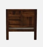 Benson Solid Sheesham Wood Single Bed with Sleek Headboard in Provincial Teak Finish - Image 8