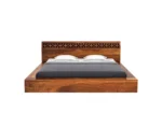 Bergen Sheesham Wood Bed In Walnut Finish With Storage - Image 2