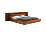 Bergen Sheesham Wood Bed In Walnut Finish With Storage - Image 3