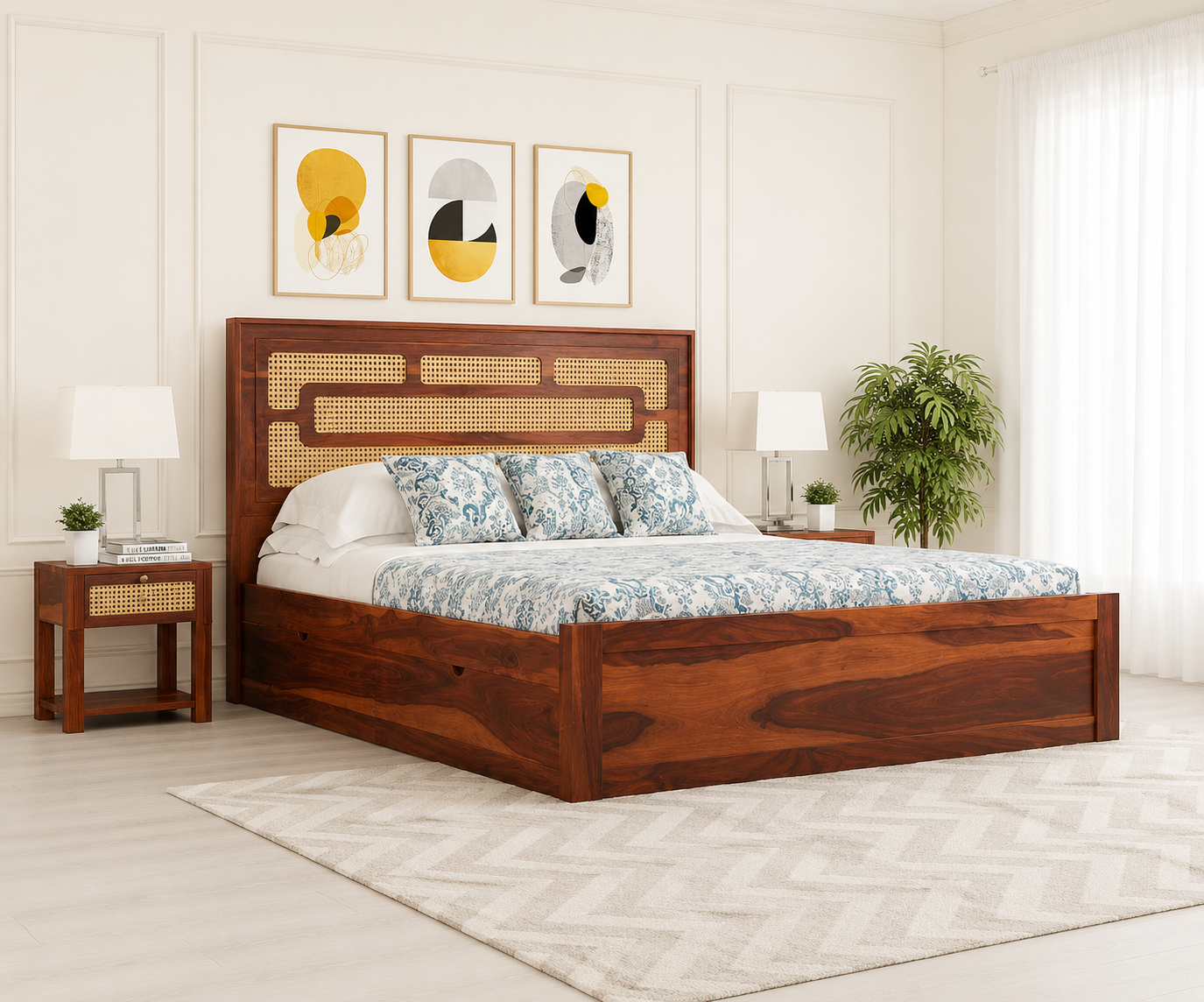 Bristol-Modern-Wooden-Bed-with-Spacious-Storage-Drawers-1.png Import placeholder for 1263 - Image 1