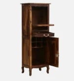 Briston Solid Sheesham Wood Multi Utility Cabinet in Teak Finish - Image 5