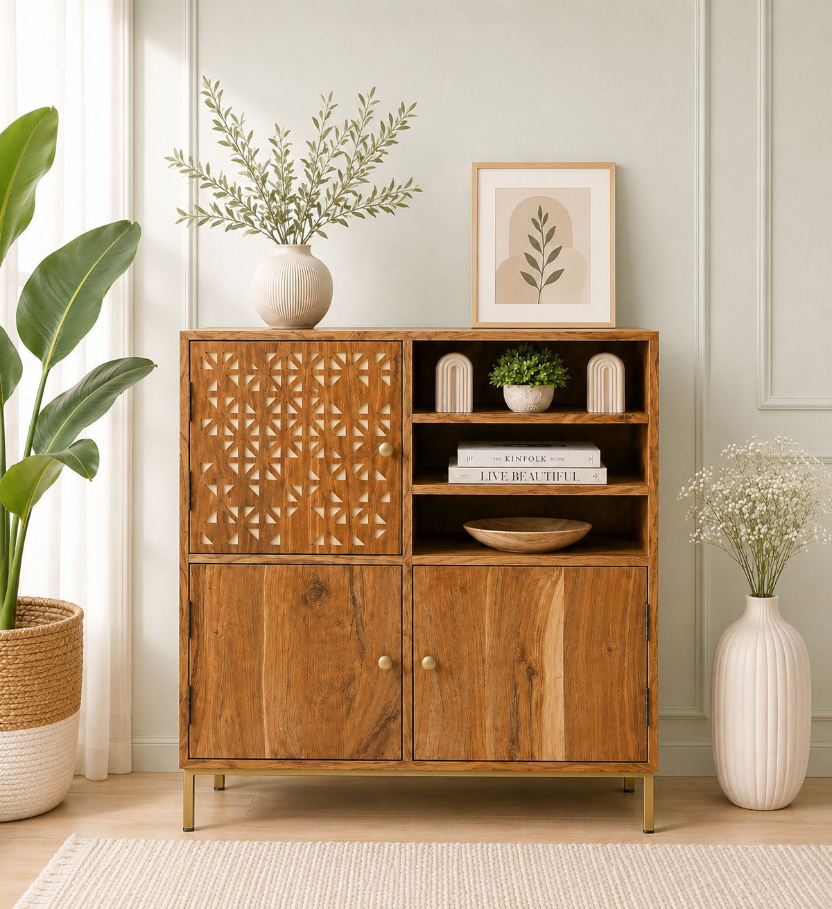 Calidora-Solid-Sheesham-Wood-Contemporary-Storage-Cabinet-1.png Import placeholder for 5307 - Image 1