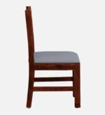 Cedar Solid Sheesham Wood 8 Seater Dining Table Set with Comfortable Wooden Chairs in Natural Finish - Image 8