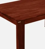 Cedar Solid Sheesham Wood 8 Seater Dining Table Set with Comfortable Wooden Chairs in Natural Finish - Image 11