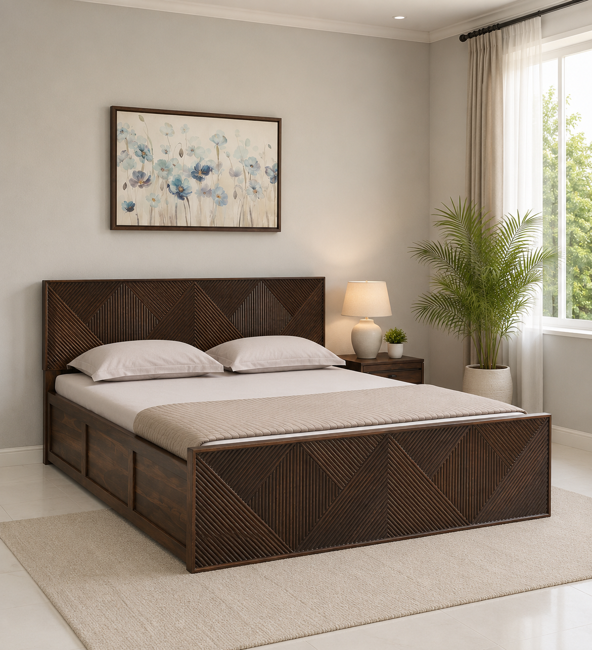 Cedarstone-Modern-Wooden-Double-Bed-with-Elegant-Finish-1.png Import placeholder for 3012 - Image 1