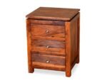 Cedarvale Natural Finish Classic Bedside Storage Cabinet - Image 6