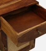 Classic Handcrafted Sheesham Wood Multi-Purpose Storage Cabinet - Image 11