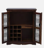 Denvor Solid Wood Storage Cabinet in Provincial Teak Finish - Image 3