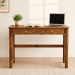 Edinburgh Solid Sheesham Wood Writing Desk with Premium Workspace Design