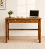 Edinburgh Solid Sheesham Wood Writing Desk with Premium Workspace Design