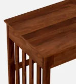 Edinburgh Solid Sheesham Wood Writing Desk with Premium Workspace Design - Image 8