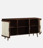 Elegant Solid Sheesham Wood Wooden Display & Storage Cabinet - Image 6