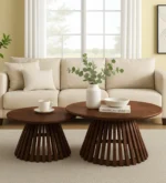 Elora Solid Sheesham Wood Classic Coffee Table with Timeless Wooden Design