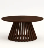 Elora Solid Sheesham Wood Classic Coffee Table with Timeless Wooden Design - Image 4
