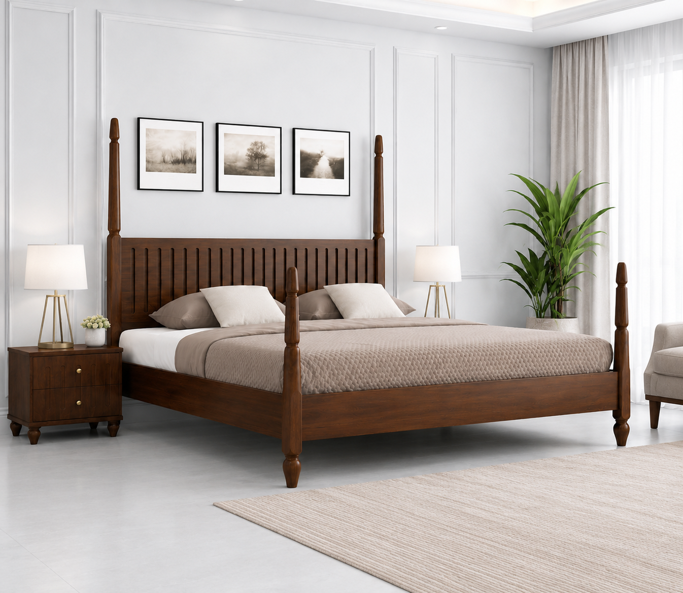 Elowen-Solid-Sheesham-Wood-Platform-Bed-in-Rich-Walnut-Finish-1.png Import placeholder for 4379 - Image 1