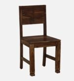 Elton Solid Sheesham Wood 8 Seater Dining Table Set with Cushioned Backrest Chairs in Natural Teak Finish - Image 5