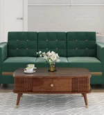 Elvina Solid Sheesham Wood Premium Coffee Table for Luxury Living Room Interiors