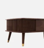 Elvina Solid Sheesham Wood Premium Coffee Table for Luxury Living Room Interiors - Image 8