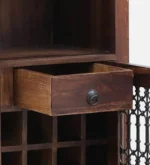 Elvora Sheesham Wood Tall Cabinet with Spacious Shelves - Image 5