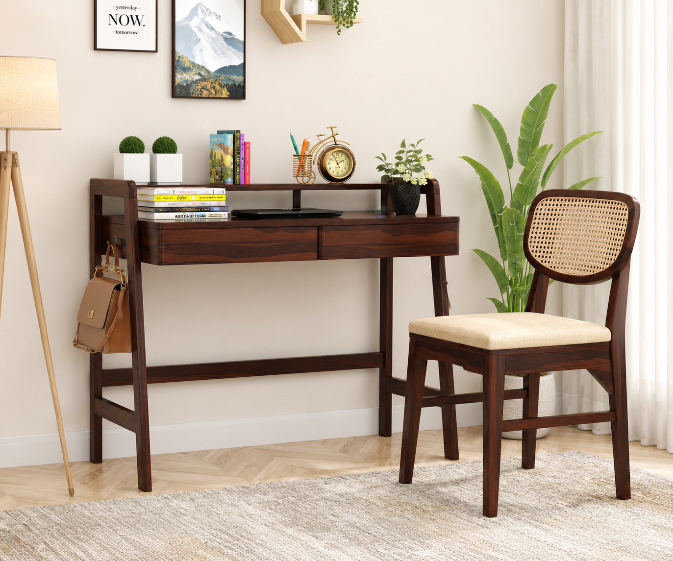Elvora-Solid-Sheesham-Wood-Study-Table-with-Spacious-Worktop-in-Honey-Oak-Finish-1.png Import placeholder for 4128 - Image 1