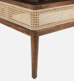Evania Solid Sheesham Wood Classic Wooden Coffee Table with Refined Finish - Image 9