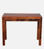 Everwood Solid Sheesham Wood Writing Desk with Classic Storage Cabinet - Image 8