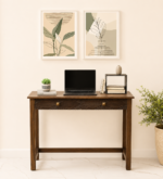Farnsworth Solid Sheesham Wood Study Table with Spacious Storage Drawers