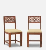 Forestvale Contemporary Crafted Natural Finish Wooden Comfort Chair - Image 5